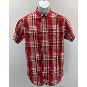 Columbia Rapid Rivers Plaid Shortsleeve Button Shirt Sz S